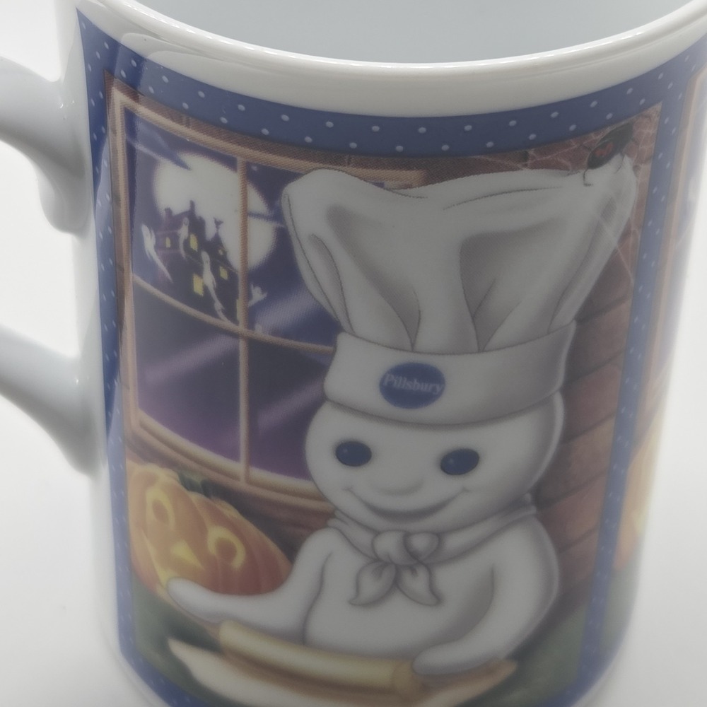 PILLSBURY DOUGHBOY OCTOBER DANBURY MINT MUG HALLOWEEN FRIGHT 2001